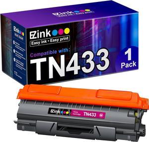 E-Z Ink (TM Compatible Toner Cartridge Replacement for Brother TN-433 TN433 TN433bk TN431 Compatible with HL-L8260CDW HL-L8360CDW MFC-L8610CDW MFC-L8900CDW (1 Magenta, 1 Pack)