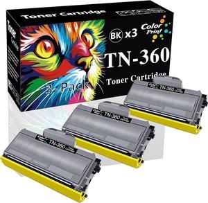 3-Pack ColorPrint Compatible TN360 Toner Cartridge Replacement for Brother TN360 TN330 TN-330 Work with HL-2140 HL-2170W MFC-7340 MFC-7440N MFC-7345N MFC-7840W DCP-7030 DCP-7040 Printer (Black)