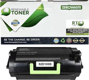 Renewable Toner 521 High Yield Replacement for Lexmark 521H 52D1H00 Laser Printer MS710 MS711 MS810 MS811 MS812 USA Remanufactured Cartridge