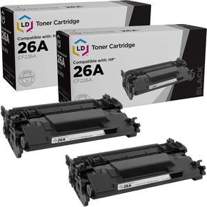 LD Compatible Toner Cartridge Replacement for HP 26A CF226A (Black, 2-Pack)