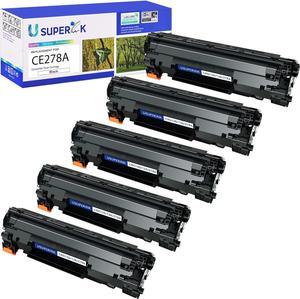 SuperInk High Yield New Compatible Toner Cartridge Replacement with 78A CE278A for Laserjet P1566 P1606n P1606dn M1536dnf Printer (Black,4-Pack)