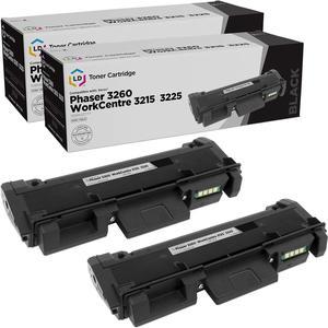 LD Compatible Toner Cartridge Replacements for Xerox 106R02777 High Yield (Black, 2-Pack)