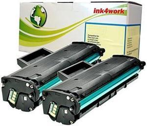 INK4WORK DB1160 Compatible Toner Cartridge Replacement for Dell B1160, B1160w B1163w B1165nfw 331-7335 HF442 (Black, 2-Pack)