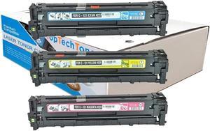 Top Tech Toners Remanufactured Toner Cartridges Replacement Canon 131 use for Canon LBP-7110, MF8280 CMY- (3 Pack)