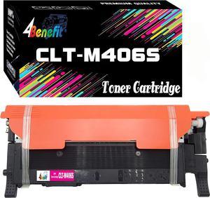 4Benefit Magenta Compatible toner cartridge for Samsung CLP-365 Toner Cartridges (CLT-406S) for Samsung K406S/C406S/M406S/Y406S 406S