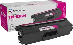 LD Compatible Toner Cartridge Replacement for Brother TN336M High Yield (Magenta)