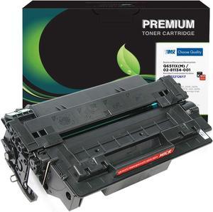 MSE Model MSE02212617 High Yield MICR Toner Cartridge; Replaces HP Q6511X (HP 11X), Troy 02-81134-001 OEM Cartridges; 12000 Pages Lifespan; Black