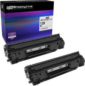 Speedy Inks Compatible Toner Cartridge Replacement for Canon 128 | 3500B001AA (Black, 2-Pack)