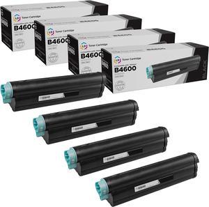 LD Compatible Okidata 43502001 / Type 9 Set of 4 High Yield Black Toner Cartridges for use in OKI B Printer Series