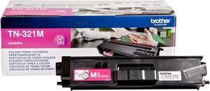 Brother TN-321M Toner Cartridge, Magenta, Single Pack, Standard Yield, Includes 1 x Toner Cartridge, Brother Genuine Supplies