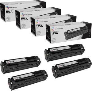 LD Remanufactured Toner Cartridge Replacement  125A CB540A (Black, 4-Pack)