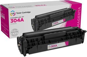 LD Remanufactured Toner Cartridge Replacement for HP 304A CC533A (Magenta)