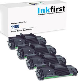 4 Inkfirst® Toner Cartridge 1100 (310-6640, 310-7660) Compatible Remanufactured for Dell 1100 1110 Black