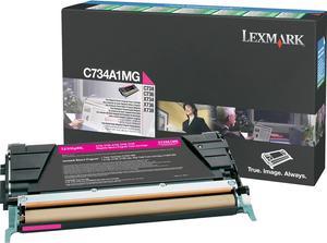 Lexmark C734A1MG Magenta Toner Cartridge