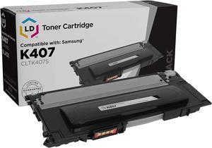 LD Compatible Toner Cartridge Replacement for Samsung K407 CLT-K407S (Black)