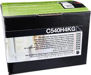 Lexmark High Yield Black Return Program Toner Cartridge for US Government, 2500 Yield (C540H4KG)