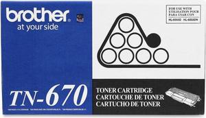 Brother Tn670 Toner - Retail Packaging