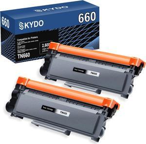 Compatible Toner Cartridge Replacement for Brother TN660 TN630 TN-660 TN-630 Work with DCP-L2520DW DCP-L2540DW HL-L2320D HL-L2360DW HL-L2380DW MFC-L2700DW MFC-L2720DW (Black, 2 Packs)