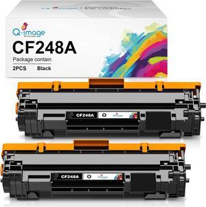 Q-image Compatible Toner Cartridge Replacement for 48A CF248A use for Laserjet Pro M15w M29w M30w M31w MFP M28w M28a M29a M15a M16a M16w Printer Toner(2 Black)