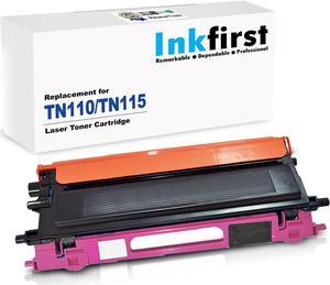 Inkfirst® Magenta Toner Cartridge TN110 TN115 TN-110 TN-115 Compatible Remanufactured for Brother TN110 TN115 MFC-9840CDW MFC-9440CN MFC-9450CDN DCP-9040CN DCP-9045CDN HL-4040CDN HL-4040CN HL-4070CDW