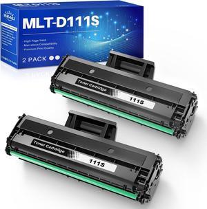 (with CHIP) MLT-D111S Toner Cartridges Compatible Replacement for Samsung MLT-D111S D111S 111S MLT111S for Samsung M2020w M2070fw M2020 M2070 M2070w M2024w M2022w M2071W Printer (2 Black, 2-Pack)