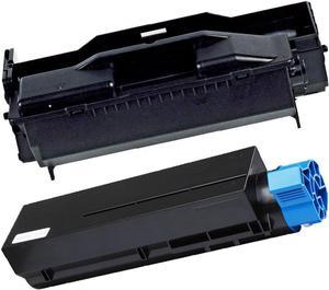 2PK-1 Toner Cartridge + 1 Drum Unit B411 / B431 44574301 44574701 Inkfirst® Compatible Remanufactured for Okidata B411 (1 toner + 1 drum) Okidata MB461 MFP MB471 MFP MB471w MFP B411d B411dn B431d B43