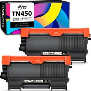 Smart Ink Compatible Toner Cartridge Replacement for Brother TN450 TN420 TN 450 TN 420 (2 Combo Black Pack) to use with HL-2220 HL-2230 HL-2240 MFC-7240 MFC-7360N MFC-7460DN DCP-7060D DCP-7065DN