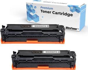 2 Black Ultra Toner® Compatible Replacement for HP 131X CF210X HP 131A CF210A CF211A CF212A CF213A Black Toner Cartridge Combo for HP Laserjet Pro 200 Color M251n M251nw MFP M276n MFP M276nw (2 Black)