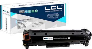 Updated Chip LCL Compatible for HP 202A CF500A CF500AK (1-Pack,Black) Toner Cartridge for HP Color Laserjet Pro M254dw,Laser Jet Pro MFP M281dw M281CDW M281FDW M280