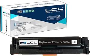 LCL Compatible for HP 201A CF400A (1-Pack,Black) Toner Cartridge for HP Color Laserjet Pro M252 M252dw M252n, HP Color Laserjet Pro MFP M274 M274n M277 M277dw M277n