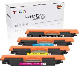 CE310 TonerSave 4PK CE310A CE311A CE312A CE313A Toner Cartridges Compatible for HP 126A HP Laserjet Pro CP1025 CP1025NW TopShot Laserjet Pro M275 Laserjet Pro 100 Color MFP M175A M175NW