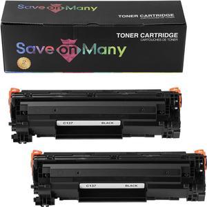 2 PK SaveOnMany Toner Cartridge Compatible for Canon 137 9435B001AA BK 2,400 Pages High Yield ImageClass D570 LBP151dw MF212w MF216n MF217w MF227dw MF229dw MF232w MF236N MF244dw MF247dw MF249DW