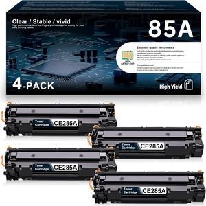 85A Toner Black Replacement for HP 85A Toner Cartridge CE285A Pro P1102 P1109 Series Pro MFP M1212 M1217 Series Printer Ink 4 Pack