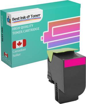 Best Ink Remanufactured Toner Cartridge Replacement for Lexmark CS417, CX417, CS517, CX517 71B1HM0 High Capacity (Magenta : 3500 Pages) (Magenta)