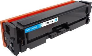 1 Cyan PrinterPro Compatible Replacement for HP 204A Toner Cartridges CF510A CF511A CF512A CF513A for HP Color Laserjet Pro MFP M180nw M154nw M180n M154a MFP M181fw Printer (1 Cyan)