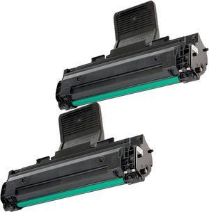 2 Pack SaveOnMany Samsung MLT-D108S MLTD108S Black BK New Compatible MLT 108 108S MLTD108 MLT-D108 D108S Toner Cartridges for Samsung ML-1640 ML-2240 ML1640 ML2240