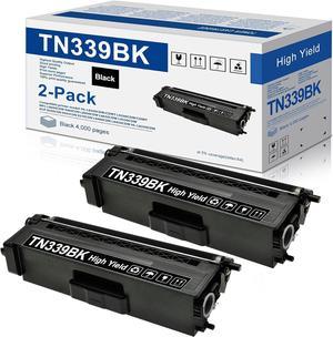 2-Pack Black Compatible Toner Cartridge Replacement for Brother TN339 TN-339 TN339BK Toner Cartridge to use with MFC-L8600CDW MFC-L8850CDW HL-L8350CDW HL-L8350CDWT HL-4150CDN MFC-8600CDW Printer