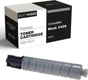 Do it Wiser Compatible Toner Cartridge Replacement for Ricoh MP C307 MP C306 MP C406 MP C407 | 842091 (Black)