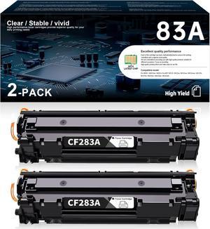 83A Black Toner Cartridges | Replacement for HP Replacement M201dw, MFP M125nw, MFP M127fn, MFP M127fw, MFP M225dn, MFP M225dw Pinter | for HP 83A CF283A Black Toner Cartridge | CF283AD, 2-Pack