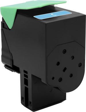 C2310C0 Toner Cartridge Cyan Replacement for lexmark C2325 C2325dw C2425 C2425dw C2535 C2535dw MC2325 MC2325adw MC2425 MC2425adw MC2535 MC2535adwe MC2640 MC2640adwe Printer, 1000 Page Yield