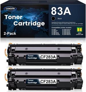 83A Toner Cartridge CF283AD Black Replacement for HP 83A Toner Pro MFP M127fn M127fw M125a M125rnw M125nw M201dw M201n M225dn M225dw Printer Ink 2 Pack