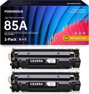 85A P1102W CE285A Toner Cartridges Black Replacement for HP 85A CE285AD Toner Cartridges Pro M1212nf M1217nfw M1214nfh m1216nfh M1213nf M1219nf MFP P1102 P1109w M1132 Printer Ink Cartridge, 2-Pack