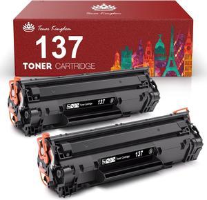 Toner Kingdom Compatible Toner-Cartridges Replacement for Canon 137 MF232w MF216n D570 MF212w MF217w MF244dw MF247dw MF249dw MF227dw MF229dw MF236n LBP151dw Laser Printer (Black, 2-Pack)