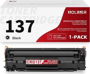 137 Toner Cartridge Replacement for Canon 137 Black Toner ImageCLASS MF229dw MF227dw MF216n MF212w Printer Ink 1 Pack, 9435B001