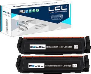 LCL Compatible Toner Cartridge for HP 410A CF410A CF410AD (2-Pack,Black) for HP Color Laserjet Pro MFP M452dw MFP M452nw MFP M377dw MFP M477fnw MFP M477fdn MFP M477fdnwMFP M452dn