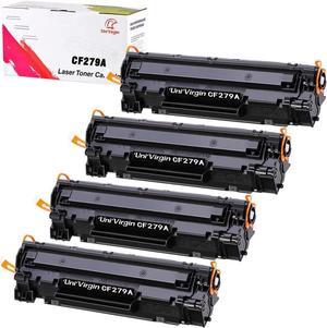 AQINK Compatible 79A Black Toner Cartridge Replacement Compatible for HP 79A CF279A Toner Cartridge for Use in HP Laserjet Pro M12a M12w, HP Laserjet MFP M26nw MFP M26a Printer(Black,4PK)