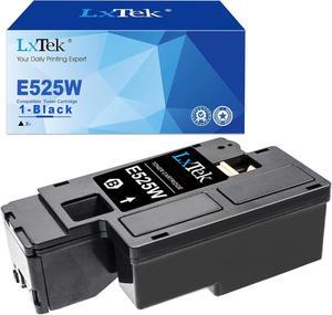 LxTek Compatible Toner Cartridge Replacement for Dell E525W E525DW E525 525 to use with E525W Color Laser Printer (1 Black, High Yield)