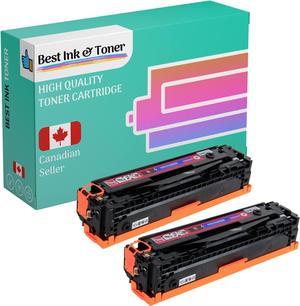 Best Compatible Toner Cartridge for Canon 045H Combo High Yield Magenta x 2, ImageClass MF632cdw ImageClass MF634cdw imageCLASS LBP611Cn imageCLASS LBP612Cdw (Magenta X 2)