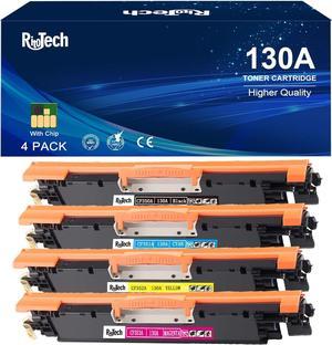 130A Toner Cartridge,Compatible Replacement for HP 130 A CF350A CF351A CF352A CF353A for HP Color Laserjet Pro MFP M177fw M176n M177 M176 Printer,with Smart Chip ( Black Cyan Yellow Magenta,4 Pack)