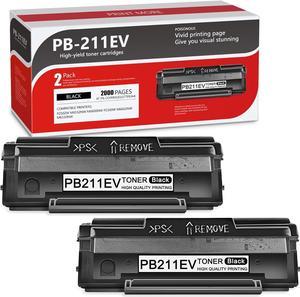 High Yield PB-211EV Toner Cartridge Black Replacement for Pantum PB211EV P2500W P2502W M6600NW M6550NW M6552NW M6602NW Printer Ink 2-Pack